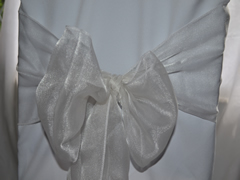 Organza Chair Sash